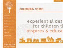 Tablet Screenshot of cloudberrystudio.com